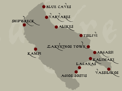 zante map